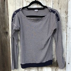 🐰 Splendid Nautical Boatneck Long Navy Striped